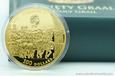 NIUE 2013 100$ Tajemnice Historii Święty Graal 2oz Złota Moneta