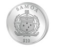 SAMOA 2014 - 10$ ZŁOTE LIŚCIE 3D - KLON 1 OZ
