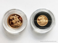 Wielka Brytania 2013 Quarter & Half SUWEREN 2 x Złota Moneta
