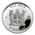 Fiji 2019 2$ COCA COLA NIEDŹWIEDŹ POLARNY 1oz. Srebrna Moneta