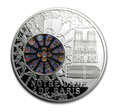 COOK ISLANDS 2011 - 10$ OKNA NIEBIOS NOTRE DAME PARIS - 50G SREBRA