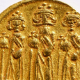 Solidus 639 - 641r. Herakliusz Konstantynopol Bizancjum Złota Moneta