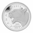 Kanada 2011 - 300$ Puma - Dzika Natura - Platynowa Moneta 1 oz