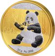 Chiny 2017 500 Yuan Panda Wielka Złota Moneta 30 g.  250 sztuk