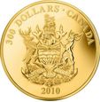 Kanada 2008 - 2012 Herby Kanady 10 x 300$ Zestaw Złotych Monet