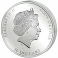 COOK ISLANDS 2016 20$ MASTERPIECES OF ART WĘDROWIEC - FRIEDRICH 3 OZ