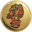 Kanada 2016 - 3 x 500$ Kraina Haida Złote Monety Zestaw 3 x 5 uncji