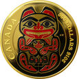 Kanada 2016 - 3 x 500$ Kraina Haida Złote Monety Zestaw 3 x 5 uncji