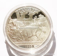 Mongolia 1995 - 2500 Tugrik - Rok Świni Srebrna Moneta 5 uncji srebra