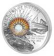 COOK ISLANDS 2012 - 10$ OKNA HISTORII ZATONIĘCIE TITANICA 50G SREBRA