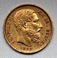 Belgia 20 Franków 1877