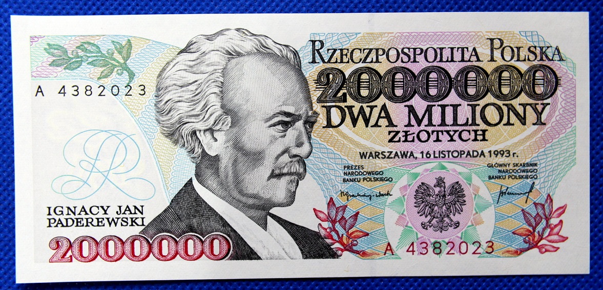 2000000 zł Paderewski 1993 ser.A