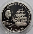 Niue 10 Dolarów 1992 - James Cook