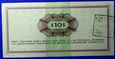 Bon Towarowy 10 dolarów 1969 FF