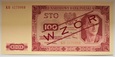 100 złotych 1948 ser.KR WZÓR