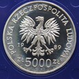5000 zł Jagiełło 1989 popiersie  