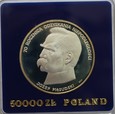 50000 zł Piłsudski 1988 Lustrzanka (ZL)