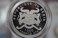 BENIN 1000 franków 2000 - BATEAU A VAPEUR - SREBRO 