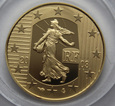 Francja 10 euro 2003 Mapa Europy