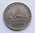 500 Lirów Włochy . srebro 835, Statki Kolumba