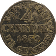 Nr 10700 - 4 centymy 1839 Genewa Szwajcaria