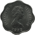 Nr 10992 - 5 centów 1972 Seszele