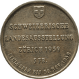 Nr 10344 - 5 franków 1939 Szwajcaria Wystawa w Zurichu