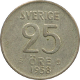 Nr 9322 - 25 ore 1958 Szwecja - Gustaw VI Adolf