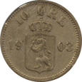 Nr 6734 10 ore 1903 Norwegia Oskar II st.III