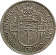 Nr 9803 - 1/2 korony 1934 Rodezja Południowa