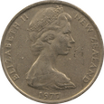 Nr 9887 - 10 centów 1977 Nowa Zelandia