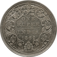 Nr 10667 - 1 rupia 1862 Indie Brytyjskie