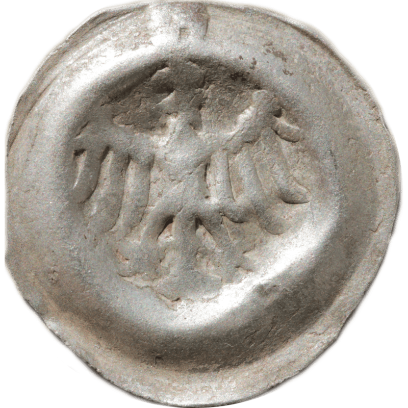 Nr 10477 fenig brakteatowy, Niemcy, orzeł 1440-70