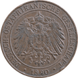 Nr 10635 - 1 pesa 1890 Niemiecka Afryka Wschodnia