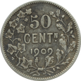Nr 9180 - 50 centymów 1909 Der Belgen - Belgia - Leopold II