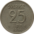 Nr 9313 - 25 ore 1954 Szwecja - Gustaw VI Adolf