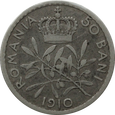 Nr 8906 - 50 bani 1910 Rumunia Karol I st.III