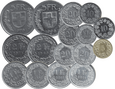 Zestaw monet Szwajcarii - 19,55 franków