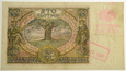 B137 - 100 złotych 1934 r. - Seria CK - z fałszywym nadrukiem