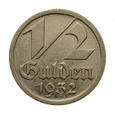 Wolne Miasto Gdańsk - 1/2 Guldena 1932 r. (2)