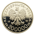 200000 złotych 1991 r. - Zimowe Igrzyska - Albertville