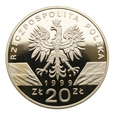 20 złotych 1999 r. - Zwierzęta świata - Wilki