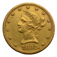 USA - 10 Dolarów 1882 r. - Liberty Head