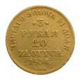 3 ruble - 20 złotych 1836 ПД (Petersburg)