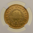 Francja - 20 Franków 1813 A - Grading NGC VF25