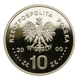 10 złotych 2000 r. - Jan Kazimierz (popiersie)