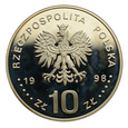 10 złotych 1998 r. - Zygmunt III Waza (popiersie)