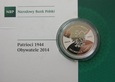 20 złotych 2014 r. - Patrioci 1944 Obywatele 2014