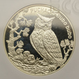 20 złotych 2005 r. - Zwierzęta świata - Puchacz - Grading GCN PR70