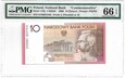 Banknot - 10 zł 2008 r. - Odzyskanie niepodległości - Grading PMG66